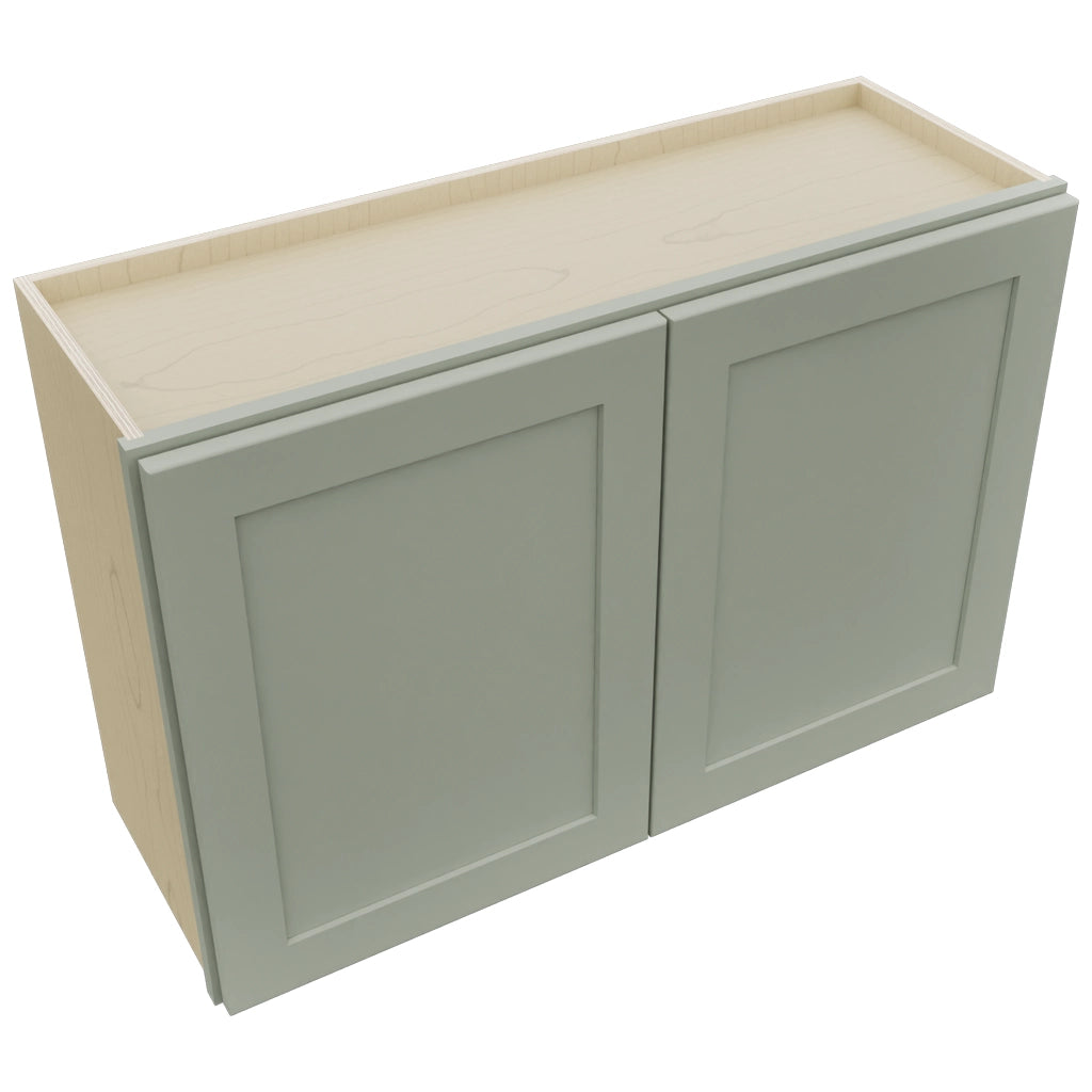 Fabuwood Galaxy Pistachio Green W3624 Wall Standard Cabinet, Top View