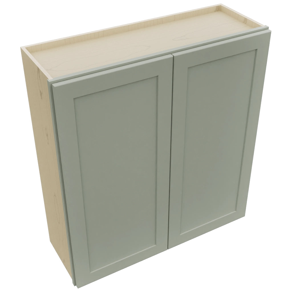 Fabuwood Galaxy Pistachio Green W3639 Wall Standard Cabinet, Top View