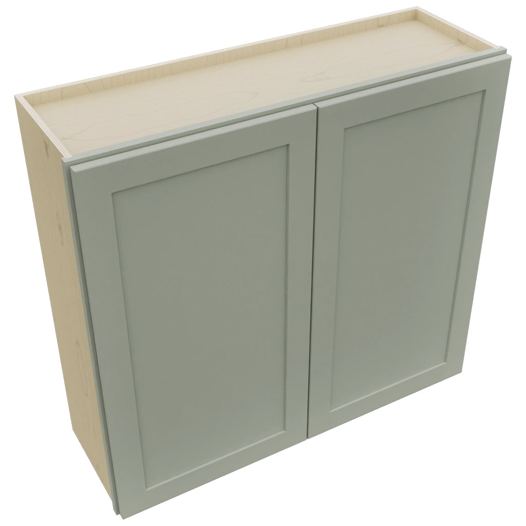 Fabuwood Galaxy Pistachio Green W3936 Wall Standard Cabinet, Top View