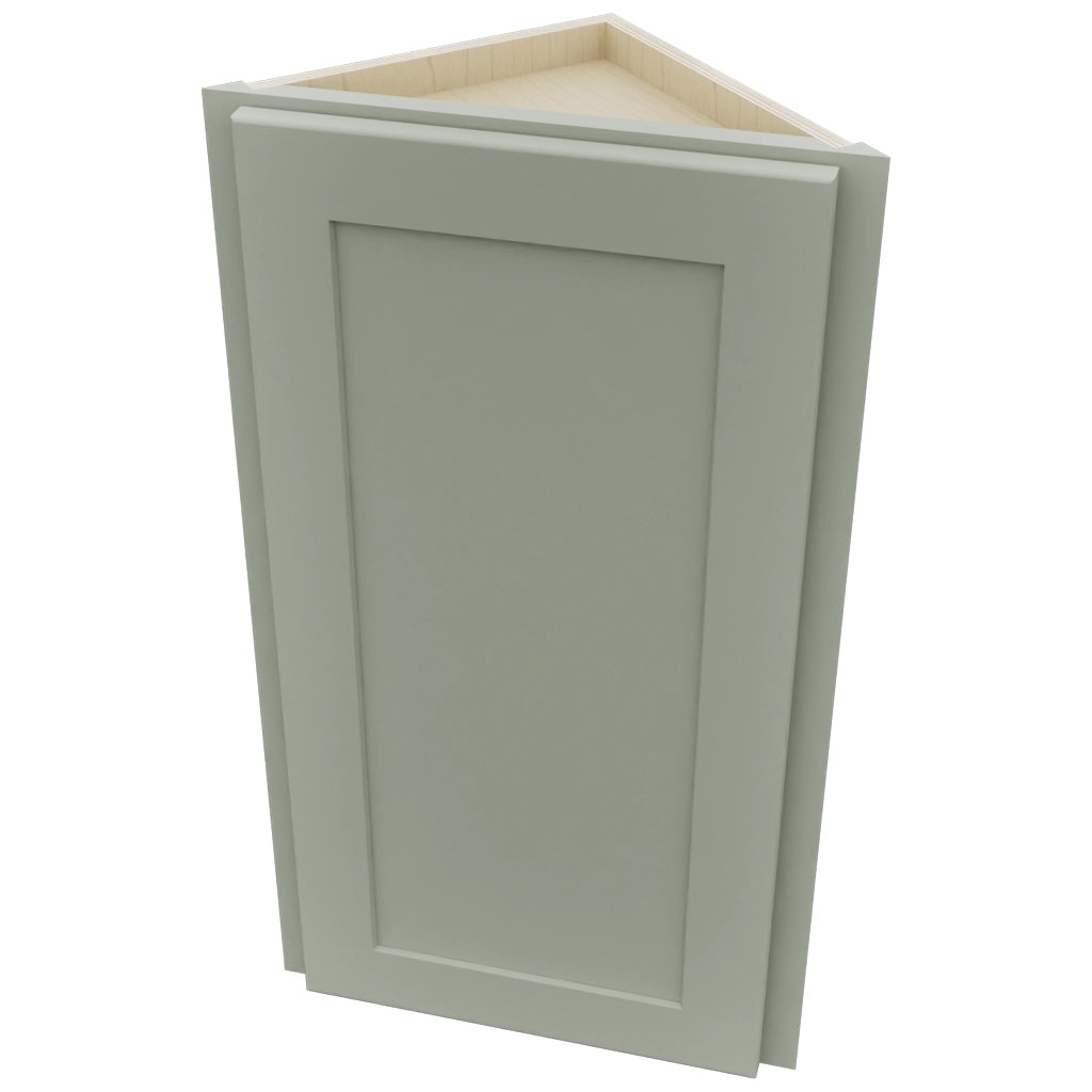 Fabuwood Galaxy Pistachio Green WAE1230 Wall Angle End Cabinet, Top View