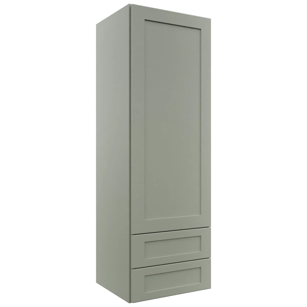 Fabuwood Galaxy Pistachio Green WD1854 Wall Drawer Cabinet, Front View
