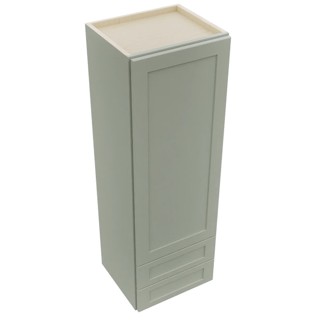 Fabuwood Galaxy Pistachio Green WD1854 Wall Drawer Cabinet, Top View
