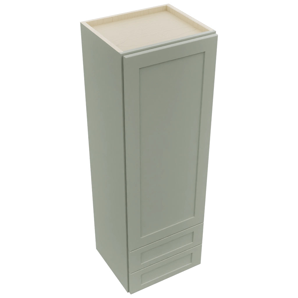 Fabuwood Galaxy Pistachio Green WD1854 Wall Drawer Cabinet, Top View