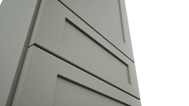 Fabuwood Galaxy Pistachio Green WD1854 Wall Drawer Cabinet, Detail View