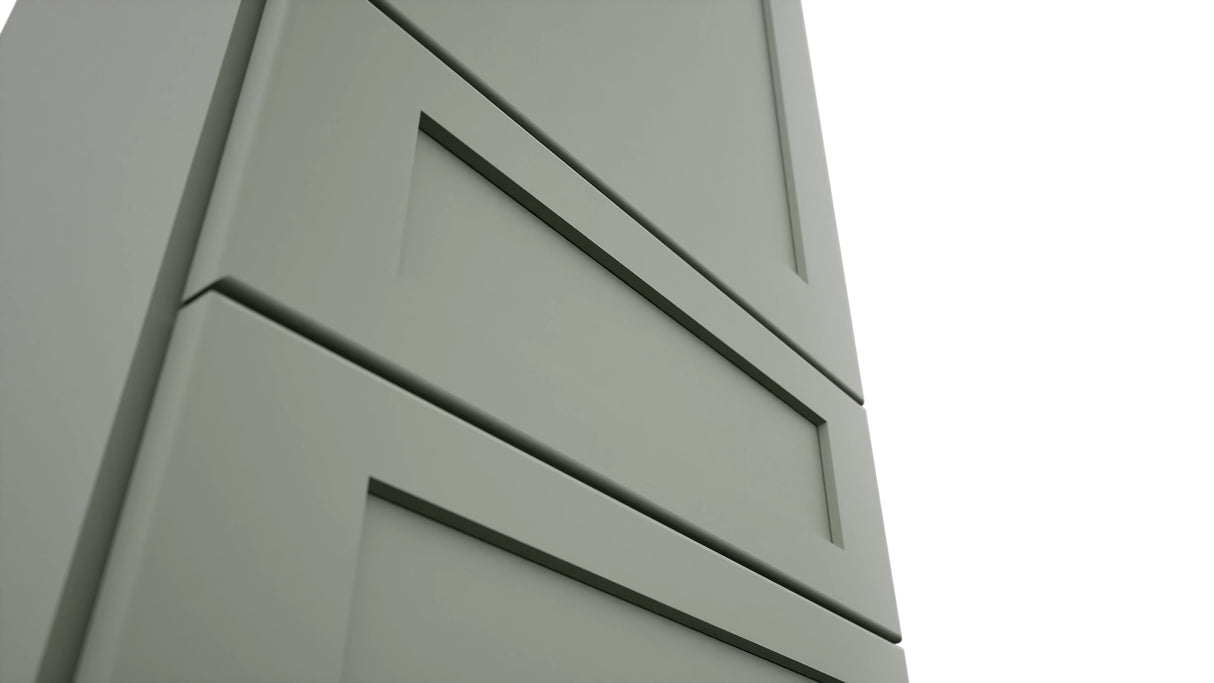 Fabuwood Galaxy Pistachio Green WD1854 Wall Drawer Cabinet, Detail View