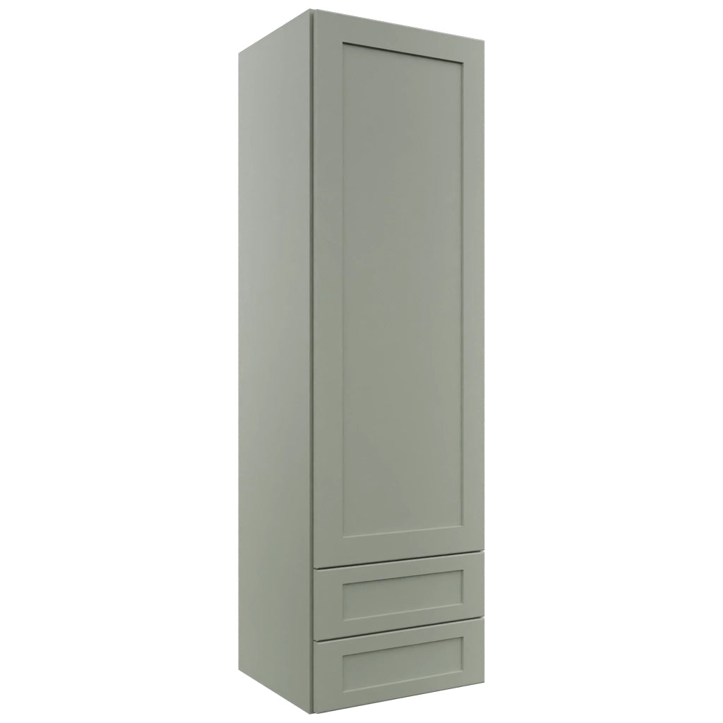Fabuwood Galaxy Pistachio Green WD1860 Wall Drawer Cabinet, Front View