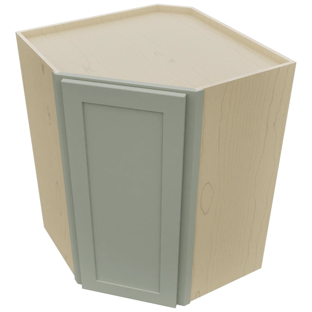 Fabuwood Galaxy Pistachio Green WDC2736 Wall Corner Diagonal Cabinet, Top View
