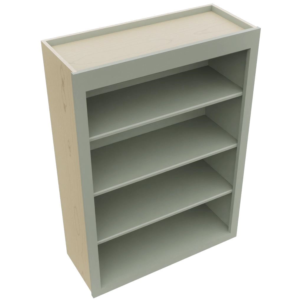 Fabuwood Galaxy Pistachio Green WOS3042 Wall Open Shelf, Top View