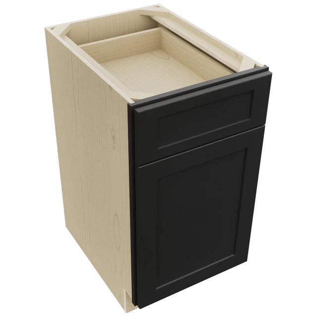 Fabuwood Galaxy Pitch Black B18 Base Standard Cabinet, Top View