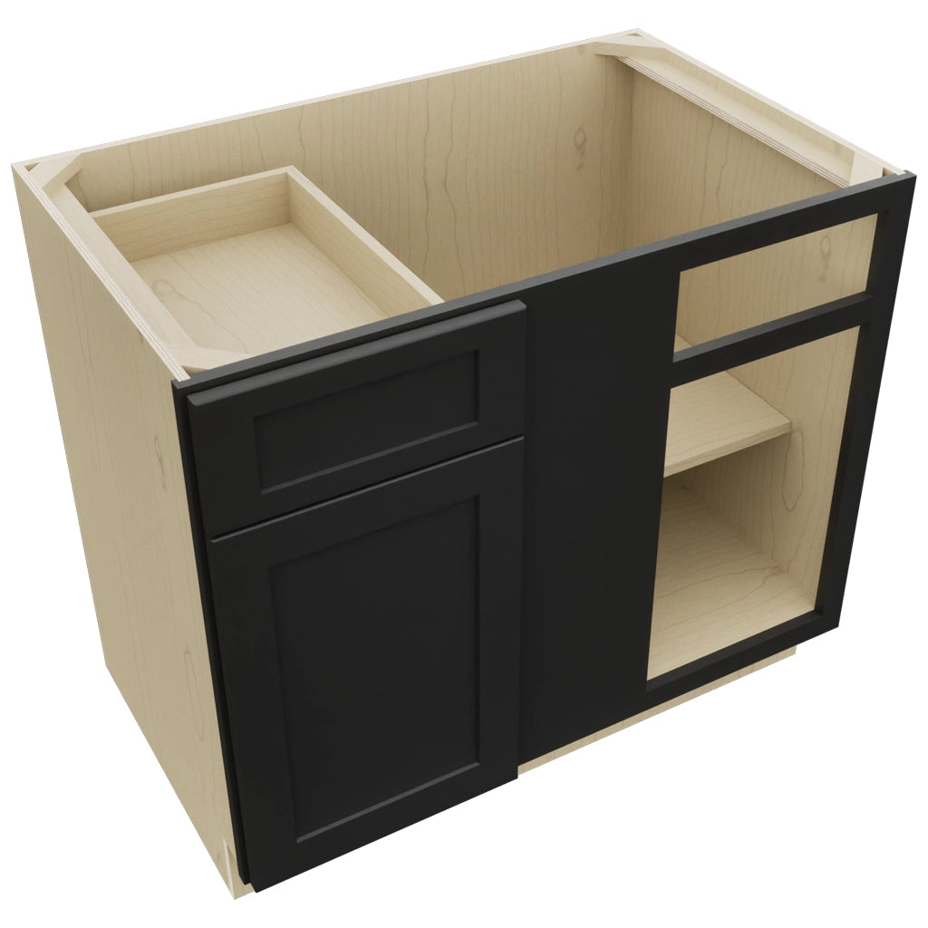 Fabuwood Galaxy Pitch Black BLB42/45 Base Corner Blind Cabinet, Top View