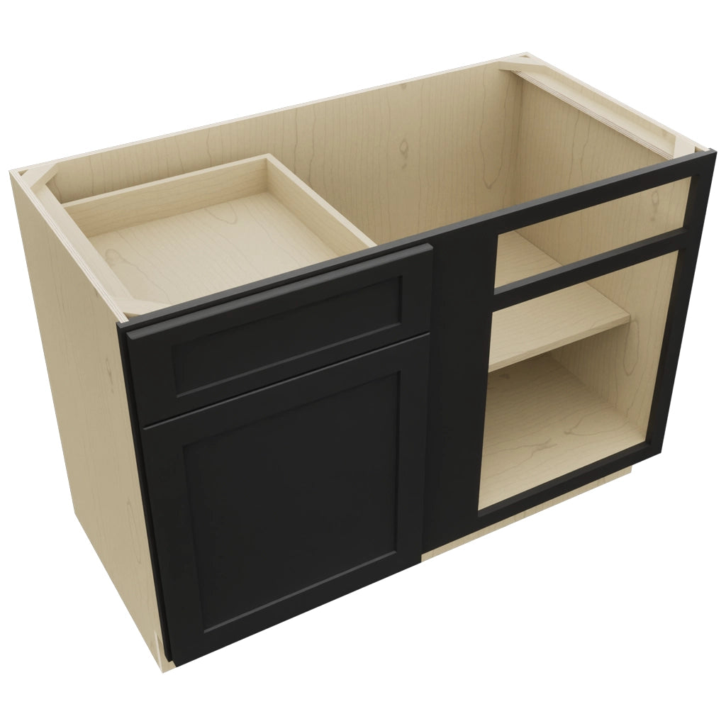 Fabuwood Galaxy Pitch Black BLB48/51 Base Corner Blind Cabinet, Top View