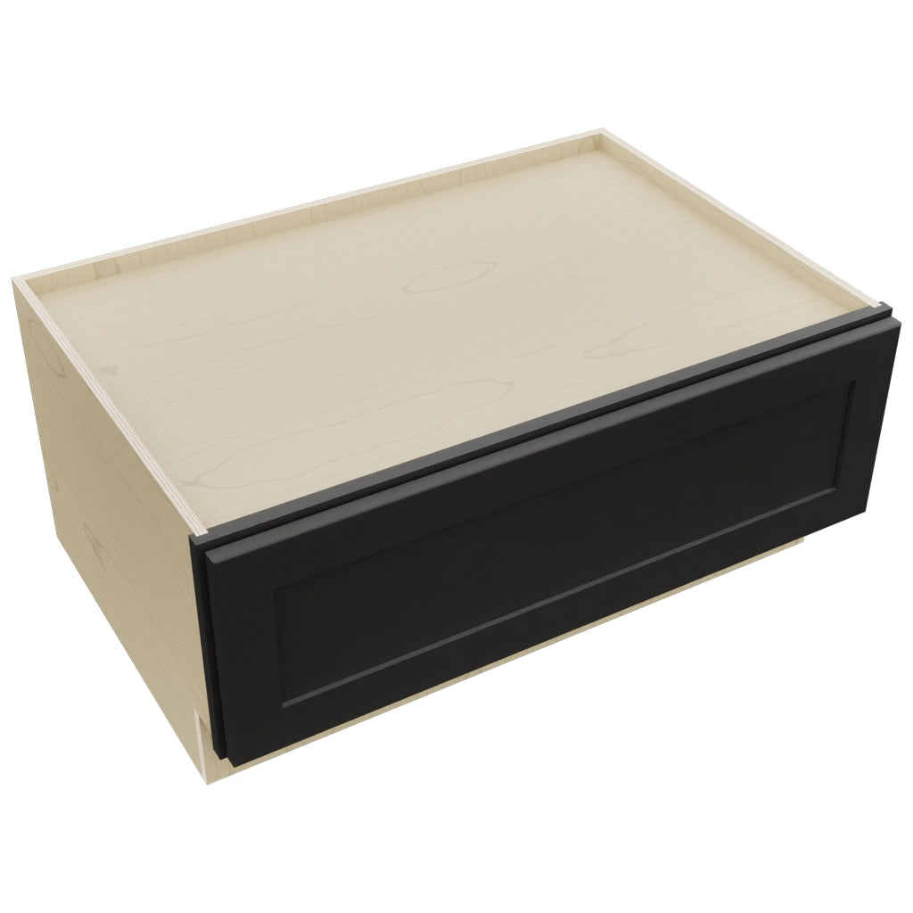 Fabuwood Galaxy Pitch Black DBS36 Base Bench Seat Cabinet, Top View
