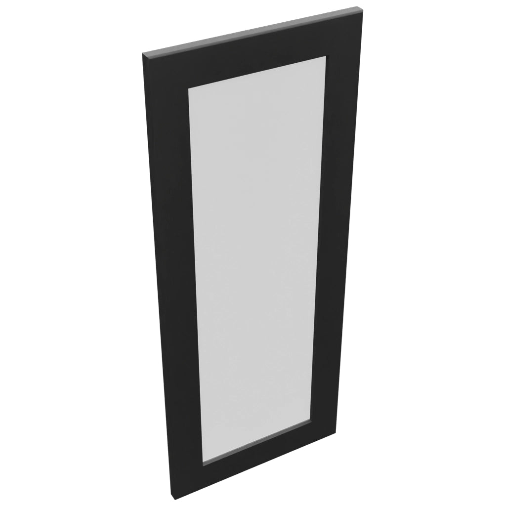 Fabuwood Galaxy Pitch Black DS GDW1536 Wall Glass Door, Top View