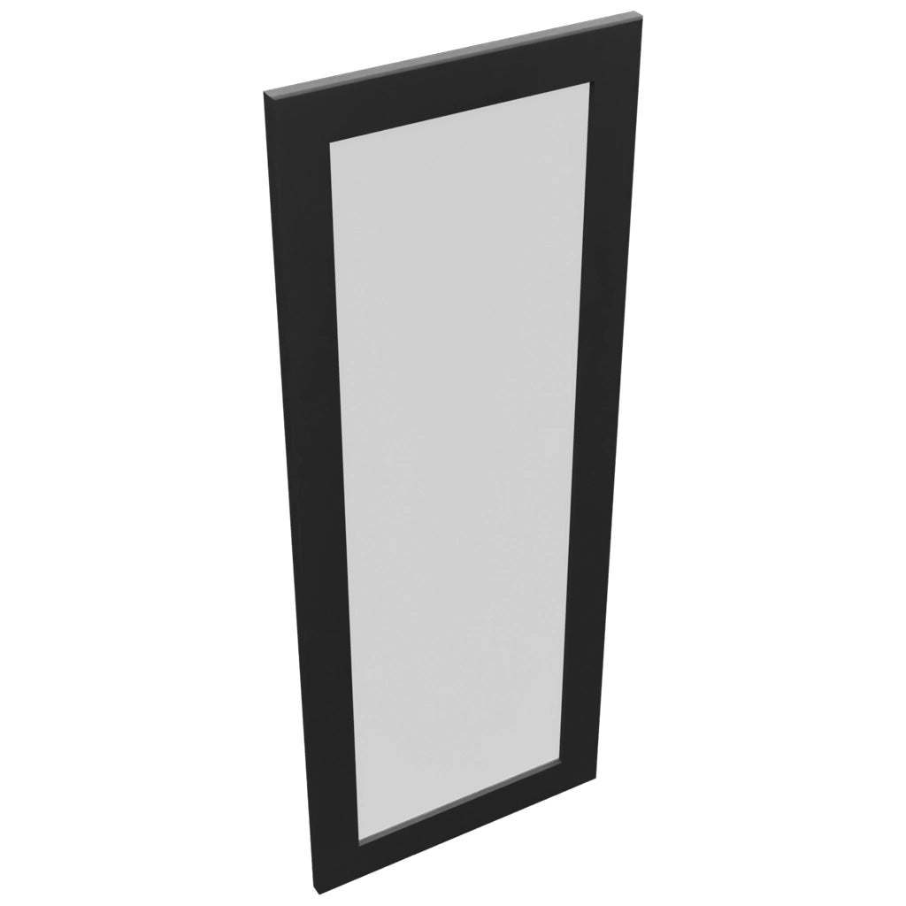 Fabuwood Galaxy Pitch Black DS GDWD1857 Wall Glass Door, Top View