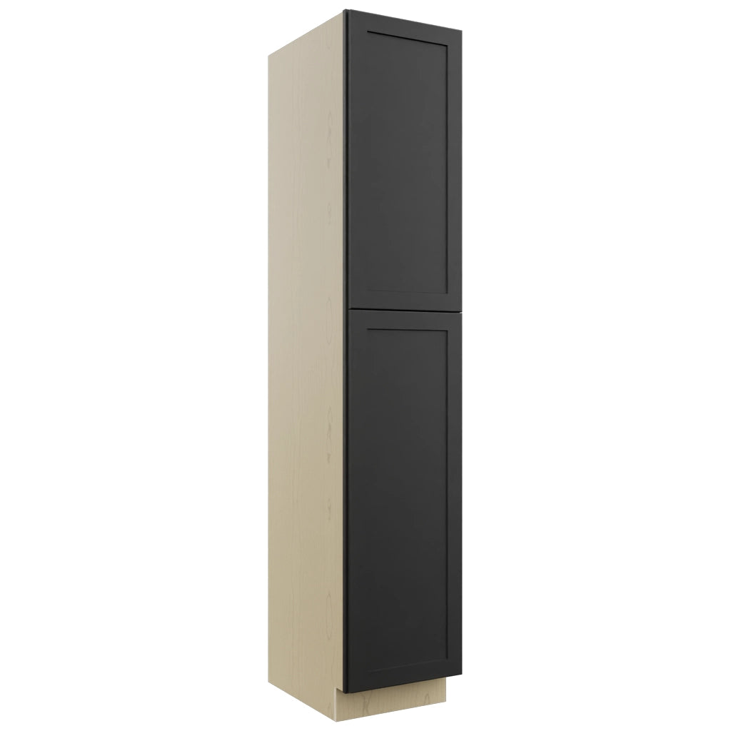 Fabuwood Galaxy Pitch Black TP182493 Tall Pantry Cabinet, Front View