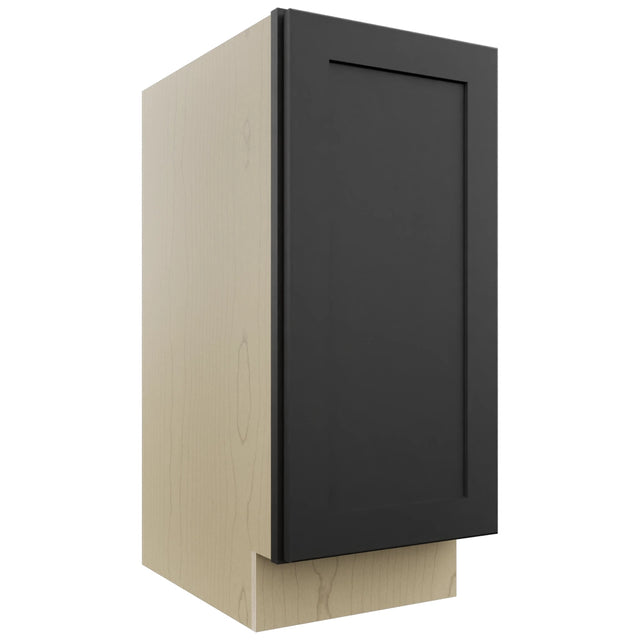 Fabuwood Galaxy Pitch Black VB15FD Vanity Base Full Height Cabinet, Front View