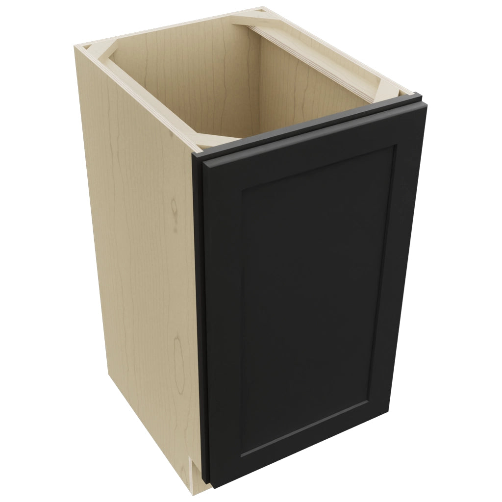 Fabuwood Galaxy Pitch Black VB18FD Vanity Base Full Height Cabinet, Top View