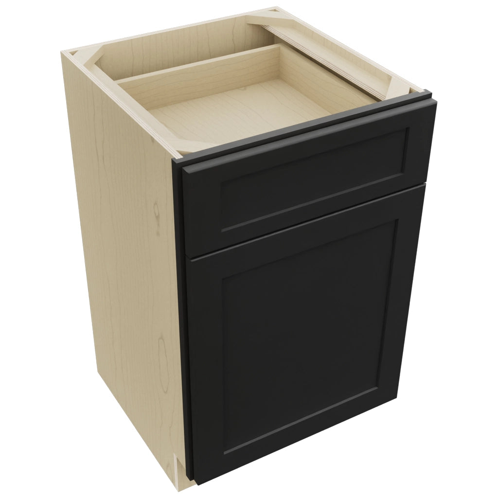 Fabuwood Galaxy Pitch Black VB21-34 Vanity Base Standard Cabinet, Top View