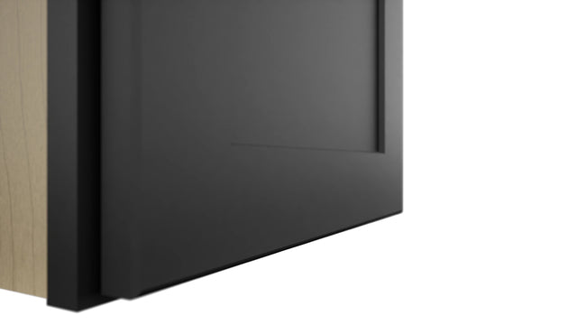 Fabuwood Galaxy Pitch Black W1539 Wall Standard Cabinet, Detail View