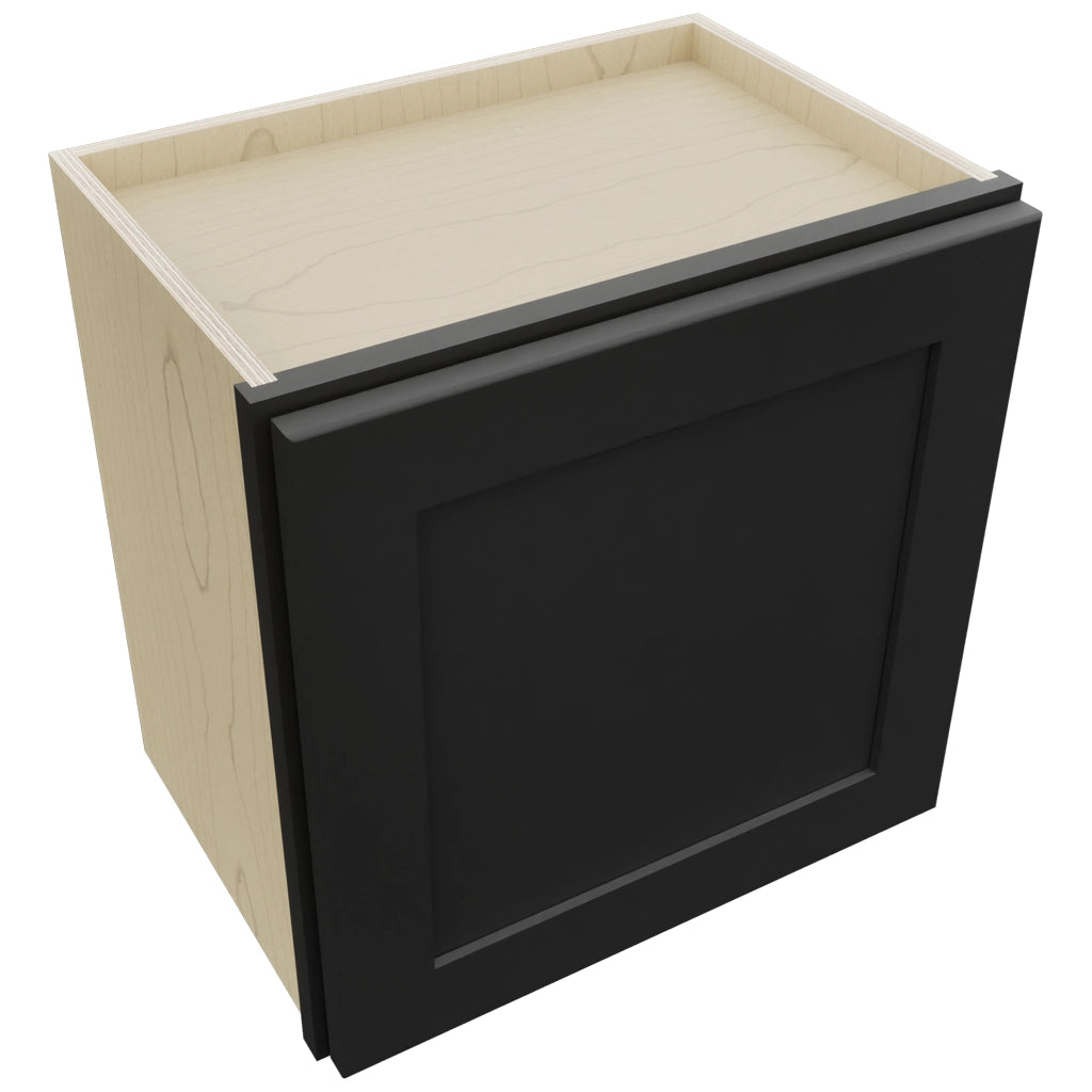 Fabuwood Galaxy Pitch Black W1818 Wall Standard Cabinet, Top View