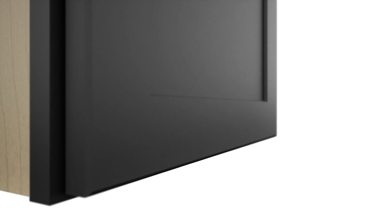 Fabuwood Galaxy Pitch Black W1818 Wall Standard Cabinet, Detail View