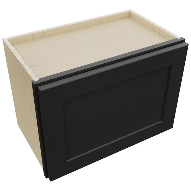 Fabuwood Galaxy Pitch Black W2115 Wall Standard Cabinet, Top View