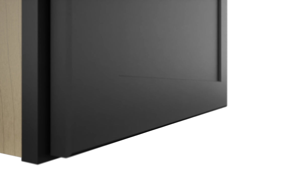 Fabuwood Galaxy Pitch Black W2118 Wall Standard Cabinet, Detail View
