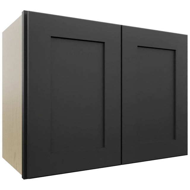 Fabuwood Galaxy Pitch Black W2418 Wall Standard Cabinet, Front View