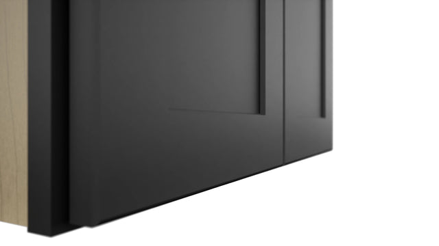 Fabuwood Galaxy Pitch Black W2418 Wall Standard Cabinet, Detail View