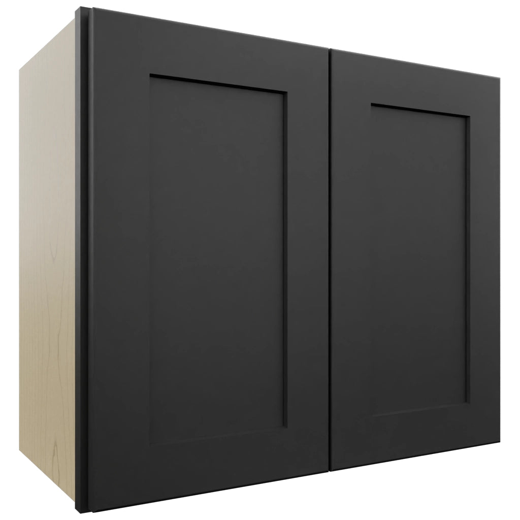 Fabuwood Galaxy Pitch Black W2421 Wall Standard Cabinet, Front View
