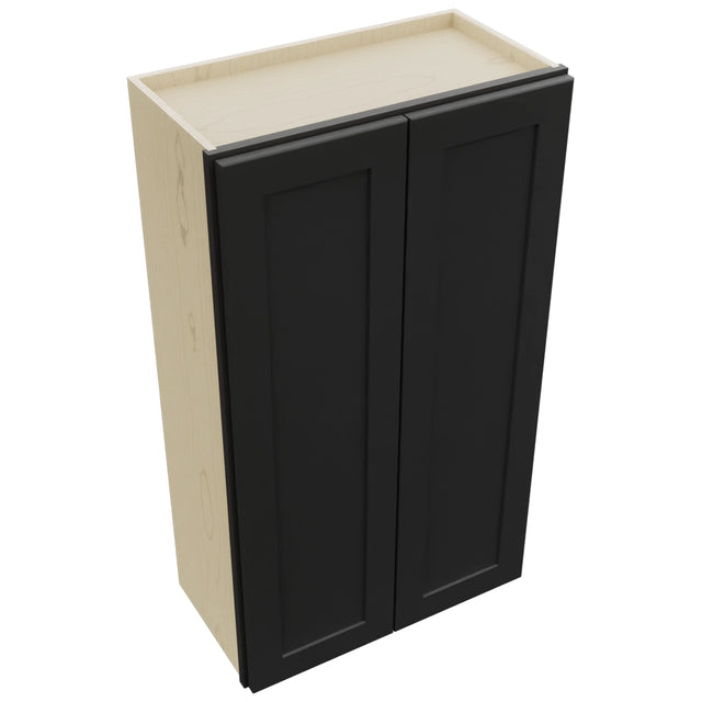 Fabuwood Galaxy Pitch Black W2442 Wall Standard Cabinet, Top View