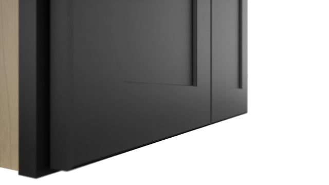 Fabuwood Galaxy Pitch Black W2442 Wall Standard Cabinet, Detail View