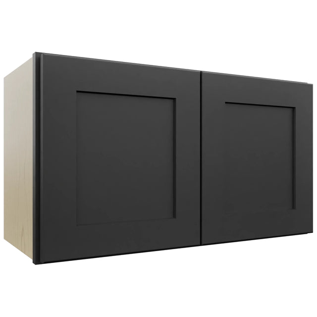 Fabuwood Galaxy Pitch Black W2715 Wall Standard Cabinet, Front View