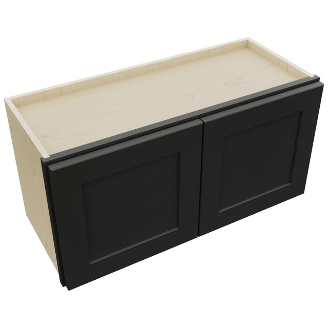 Fabuwood Galaxy Pitch Black W3015 Wall Standard Cabinet, Top View