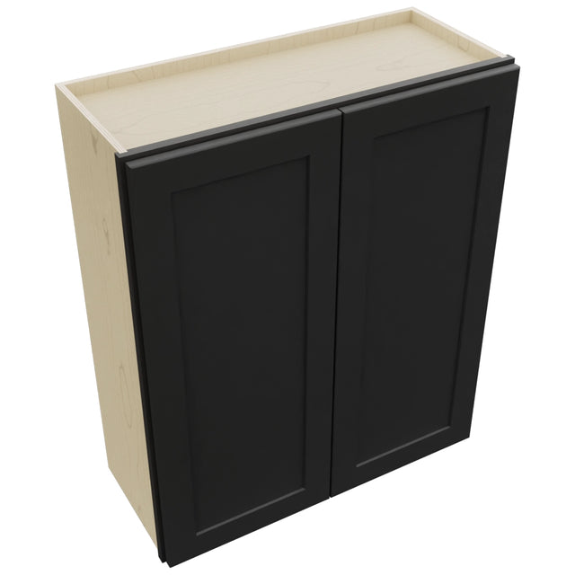 Fabuwood Galaxy Pitch Black W3036 Wall Standard Cabinet, Top View