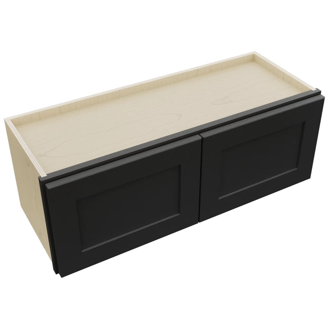 Fabuwood Galaxy Pitch Black W3312 Wall Standard Cabinet, Top View