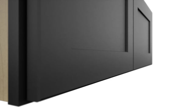 Fabuwood Galaxy Pitch Black W3312 Wall Standard Cabinet, Detail View