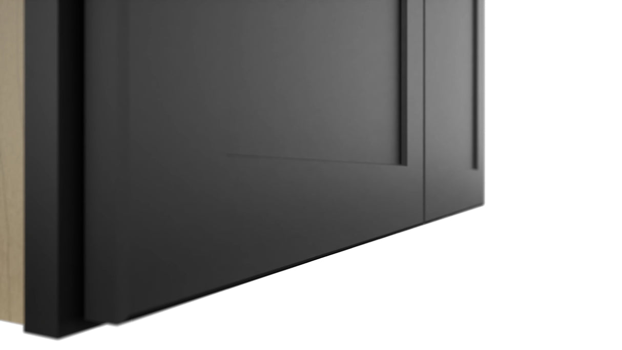 Fabuwood Galaxy Pitch Black W3321 Wall Standard Cabinet, Detail View