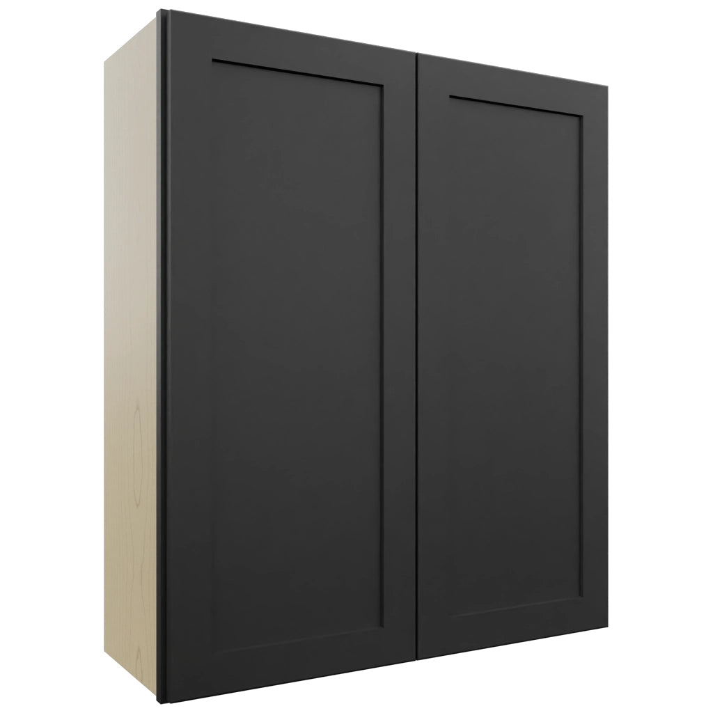 Fabuwood Galaxy Pitch Black W3339 Wall Standard Cabinet, Front View
