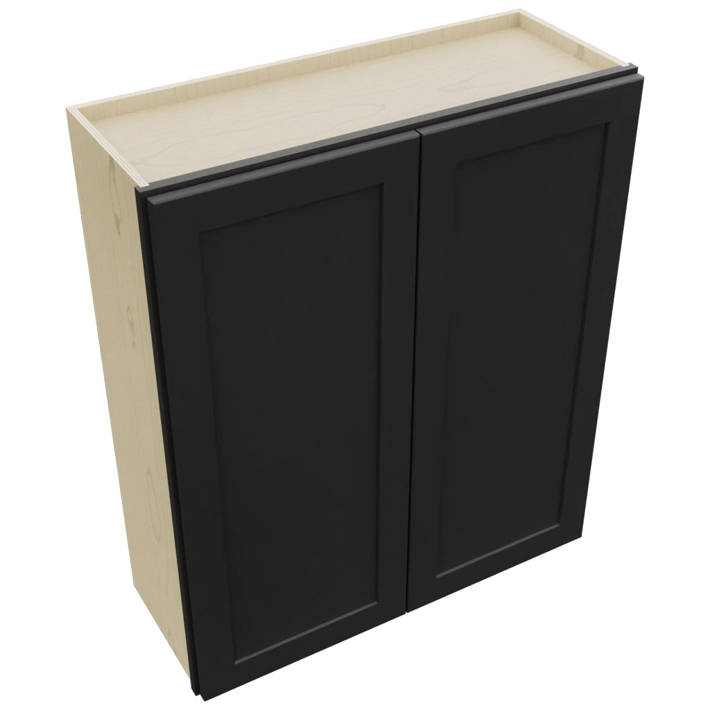 Fabuwood Galaxy Pitch Black W3339 Wall Standard Cabinet, Top View