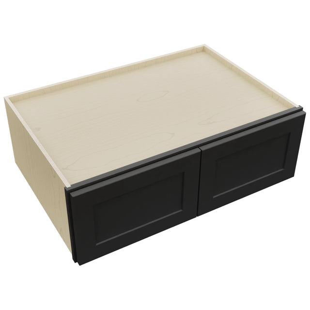 Fabuwood Galaxy Pitch Black W361224 Wall Deep Cabinet, Top View