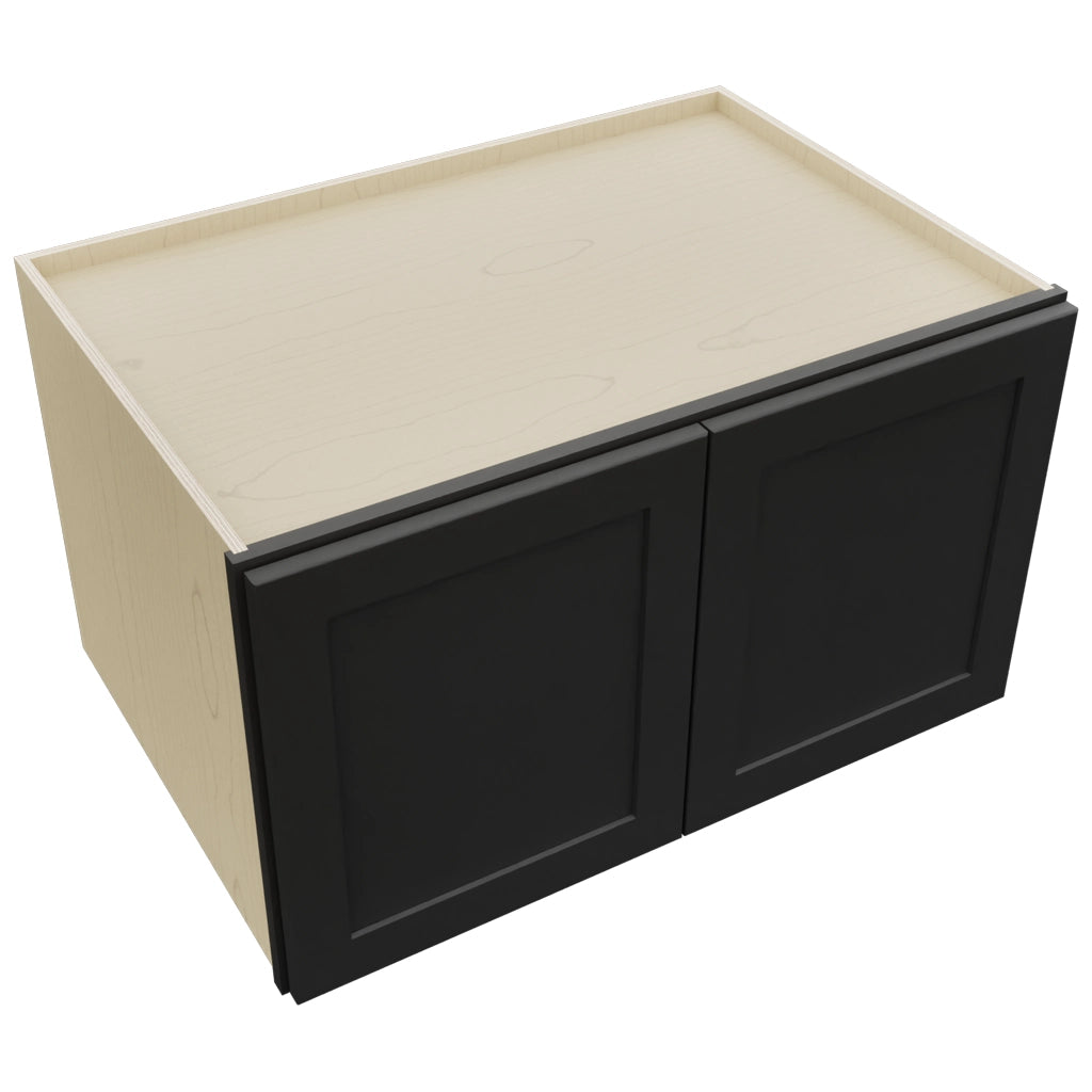 Fabuwood Galaxy Pitch Black W362124 Wall Deep Cabinet, Top View