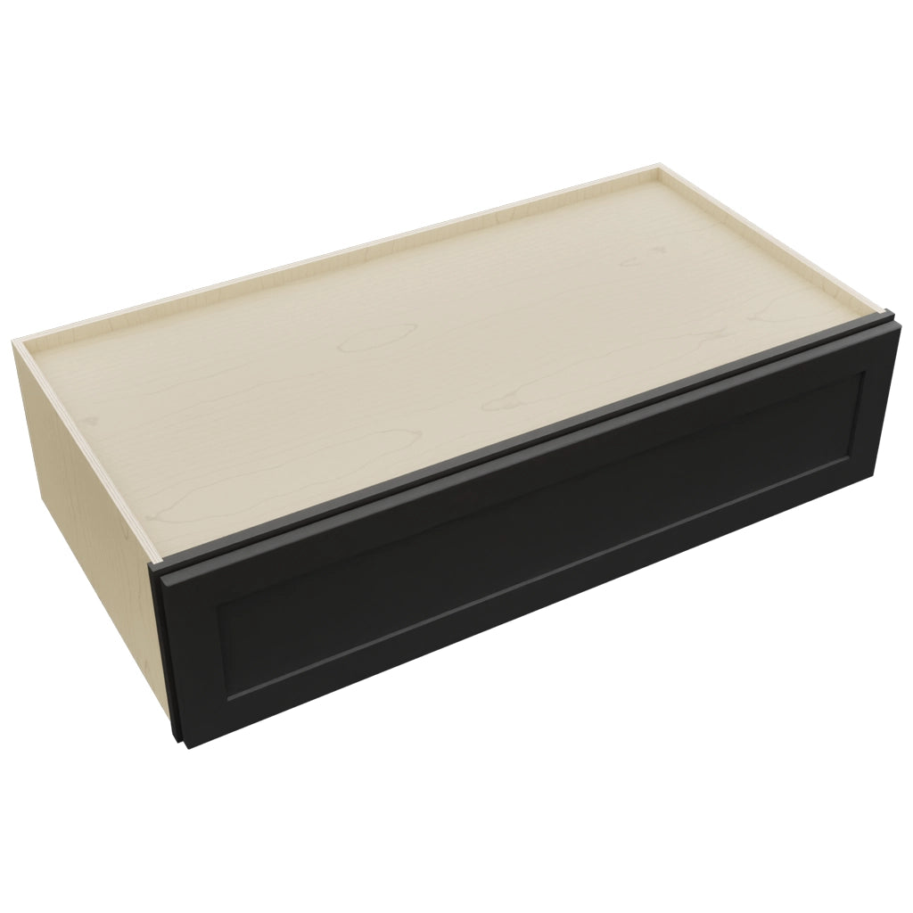 Fabuwood Galaxy Pitch Black W481224LU Wall Deep Cabinet, Top View