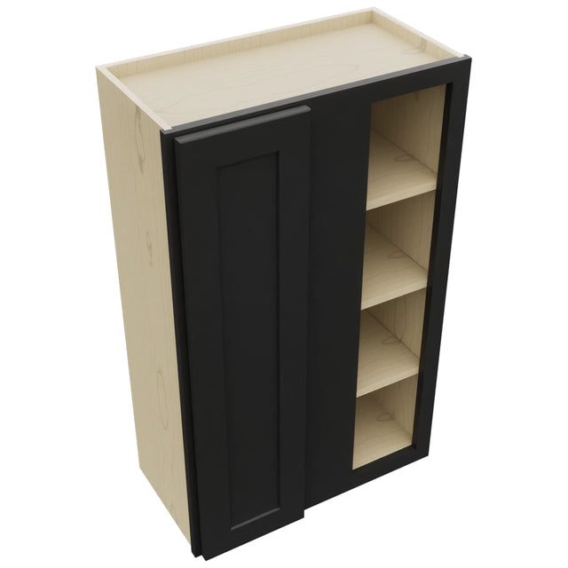 Fabuwood Galaxy Pitch Black WBC2439 Wall Corner Blind Cabinet, Top View