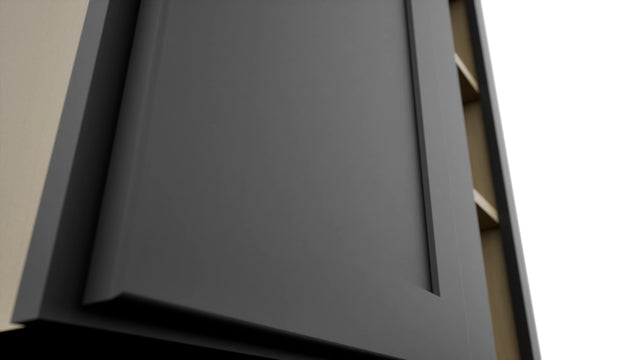 Fabuwood Galaxy Pitch Black WBC3042 Wall Corner Blind Cabinet, Detail View