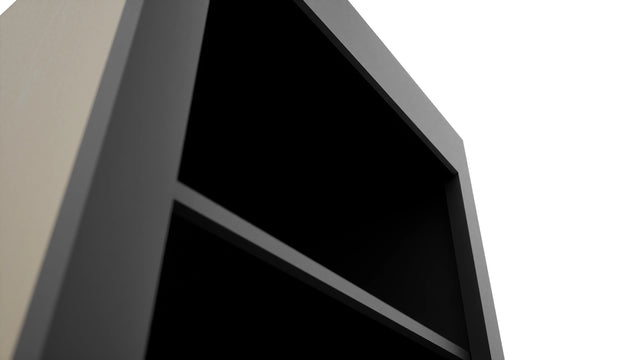 Fabuwood Galaxy Pitch Black WOS1842 Wall Open Shelf, Detail View