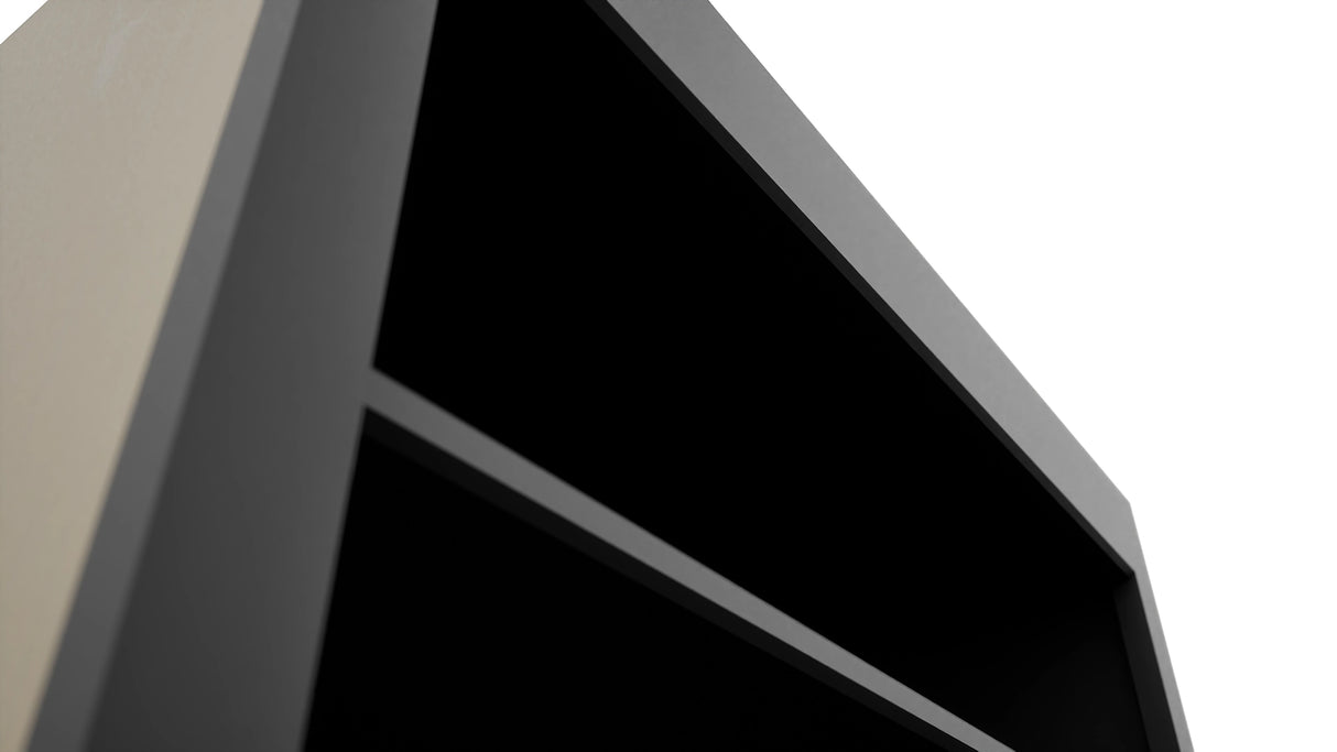 Fabuwood Galaxy Pitch Black WOS3039 Wall Open Shelf, Detail View