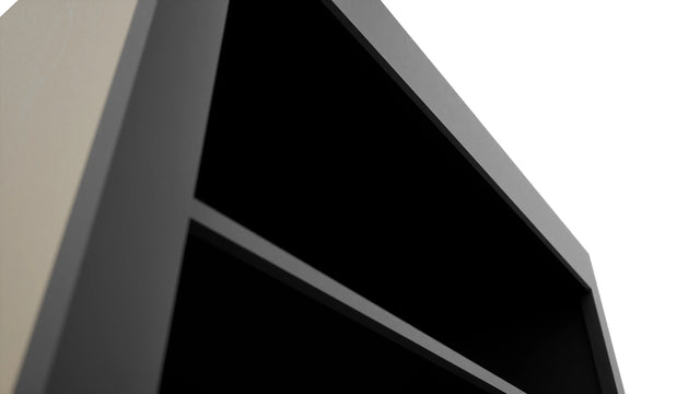 Fabuwood Galaxy Pitch Black WOS3042 Wall Open Shelf, Detail View