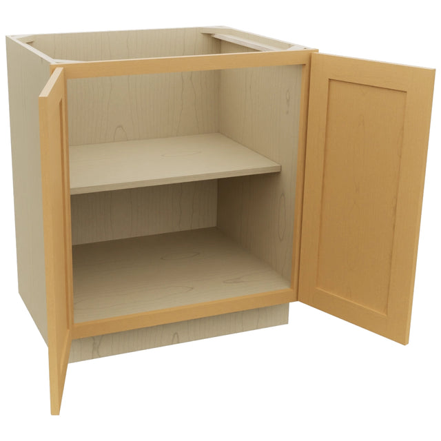 Fabuwood Galaxy Timber B30FD Base Full Door Cabinet, Open View