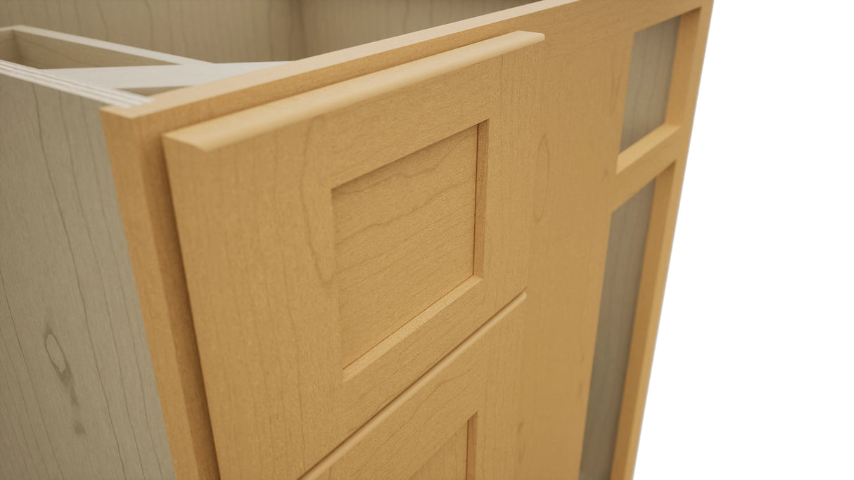 Fabuwood Galaxy Timber BLB36/39 Base Corner Blind Cabinet, Detail View